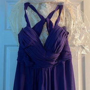 Purple bridesmaid dress